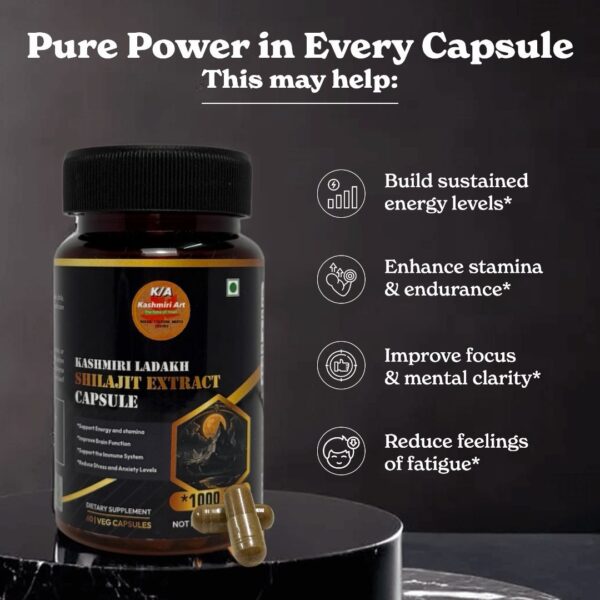 Kashmiri Ladakh Shilajit Extract Capsule - Image 6