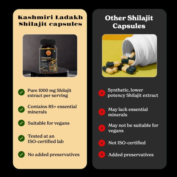 Kashmiri Ladakh Shilajit Extract Capsule - Image 4
