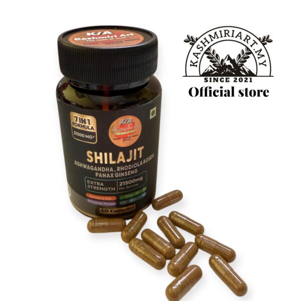 shilajit 7 in 1 formula 21500mg /ashwagandha /rhodiola roseaa /panax ginseng - Image 3