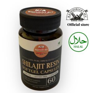 shilajit Resin softgel capsules 60 biji